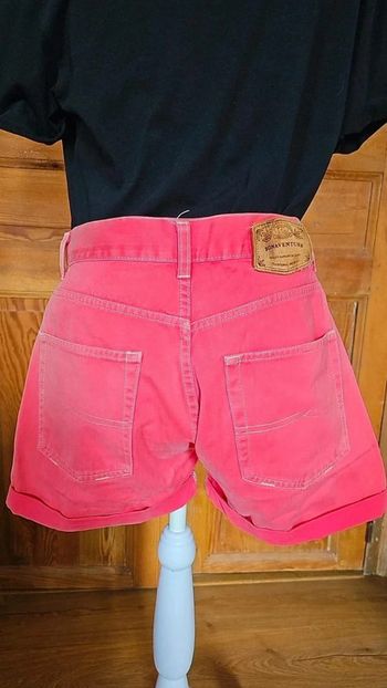 Short Bonaventure rose made in France taille 33