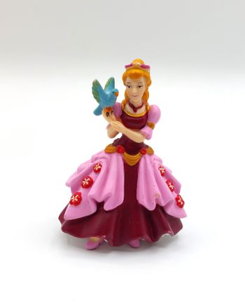 Figurine PAPO princesse Laëtitia 2007 oiseau le monde enchanté hauteur 9 cm