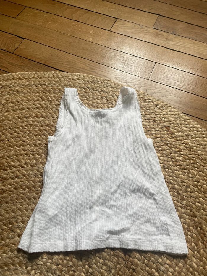 Debardeur blanc Zara fille - photo numéro 5