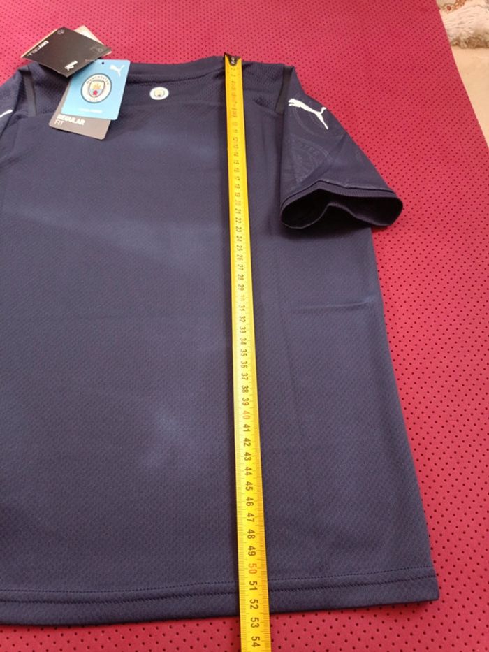 Maillot de foot Manchester City, Puma Authentique Officiel taille enfant 9/10 ans, Neuf - photo numéro 17