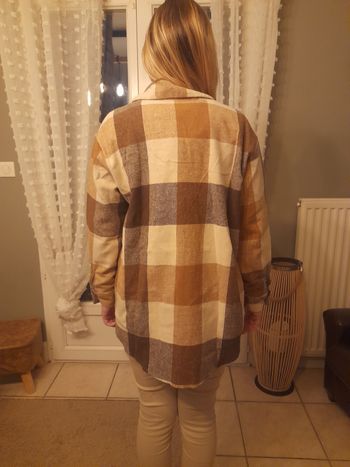 Veste chemise à carreaux taille M