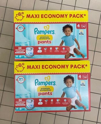 [-30% code HAMAC30] 164 couches Pampers Pants premium protection taille 4