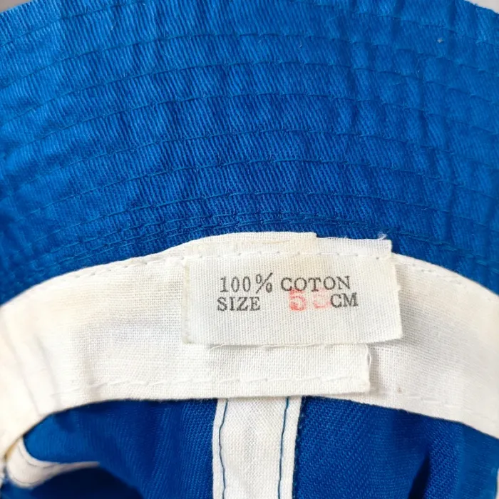 Bob bleu vif 100 % coton, taille 55 cm enfant, chapeau été mixte léger T004 - photo numéro 5