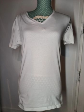 T-shirt uni blanc