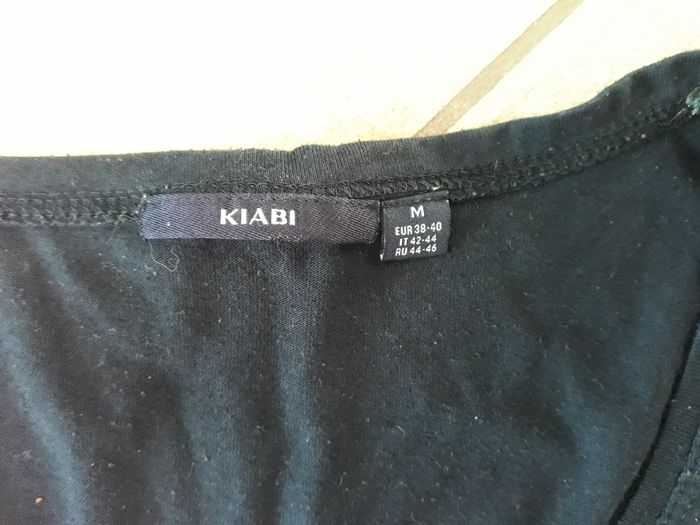 Robe longue bleu marine Kiabi taille 38-40 - photo numéro 3