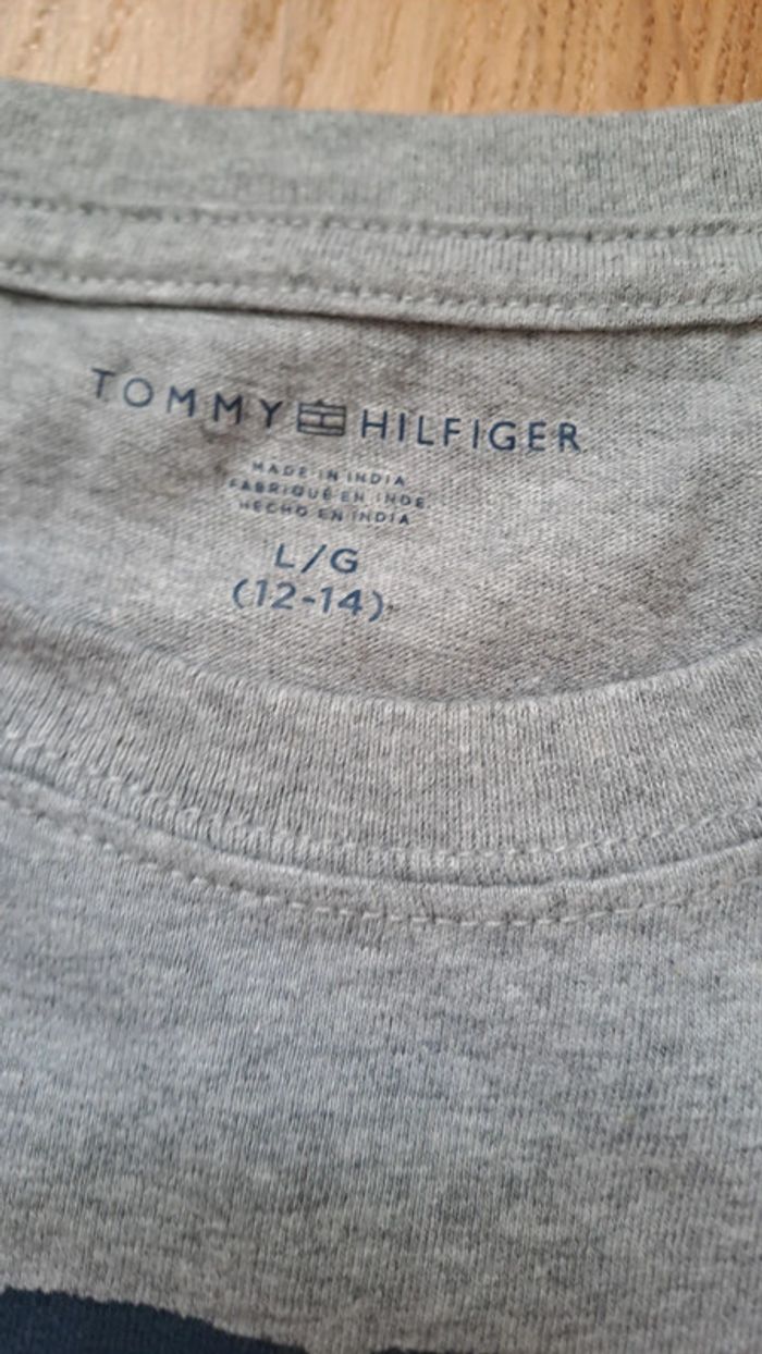 T-shirt manches longues gris Tommy Hilfiger - photo numéro 2