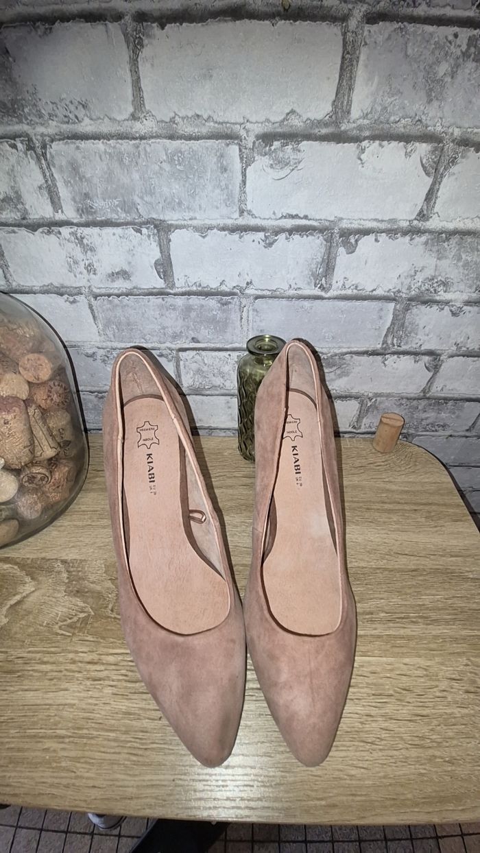 Escarpins en suédine  – KIABI – Pointure 39