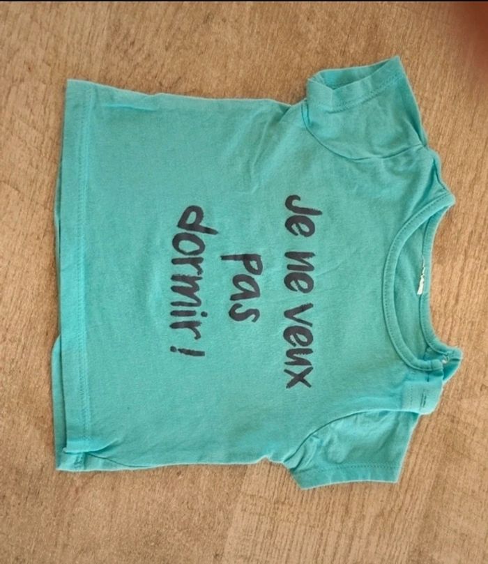 Maillots manches longues et 1 manches courtes bébé 1mois - photo numéro 3