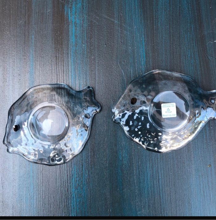 Bougeoirs Partylite duo poissons - photo numéro 2