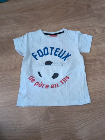 T-shirt footeux de père en fils 5 ans