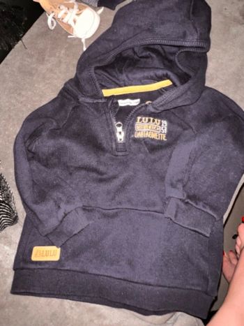 Superbe pull sweat Lulu Castagnette bébé garçon 18 mois