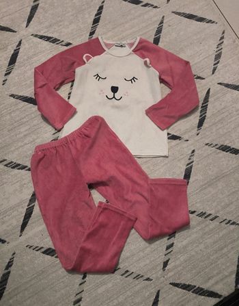 Pyjama fille en velour