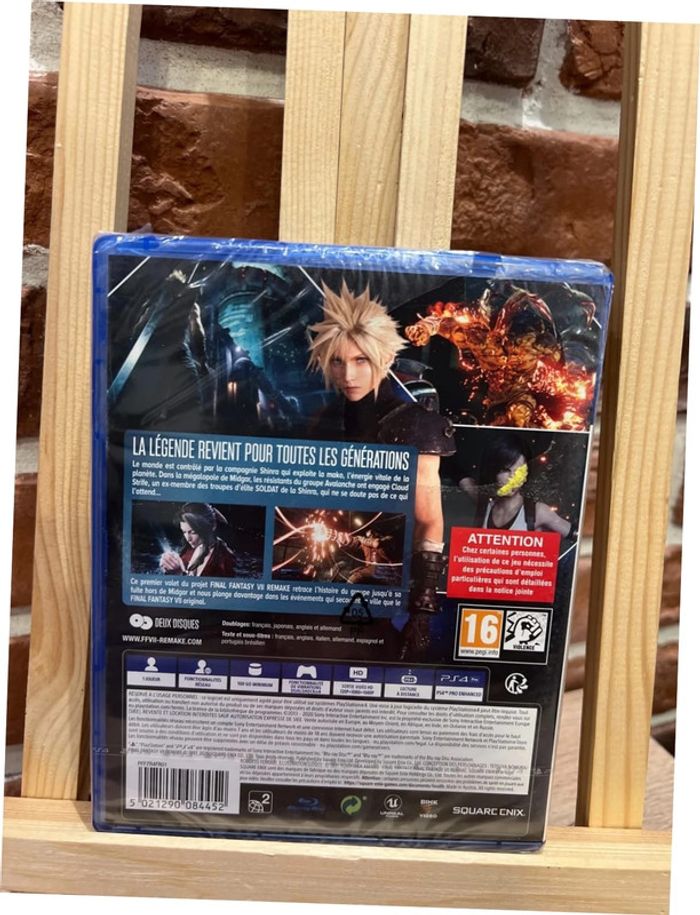 Ps4 Final Fantasy VII Remake - photo numéro 3