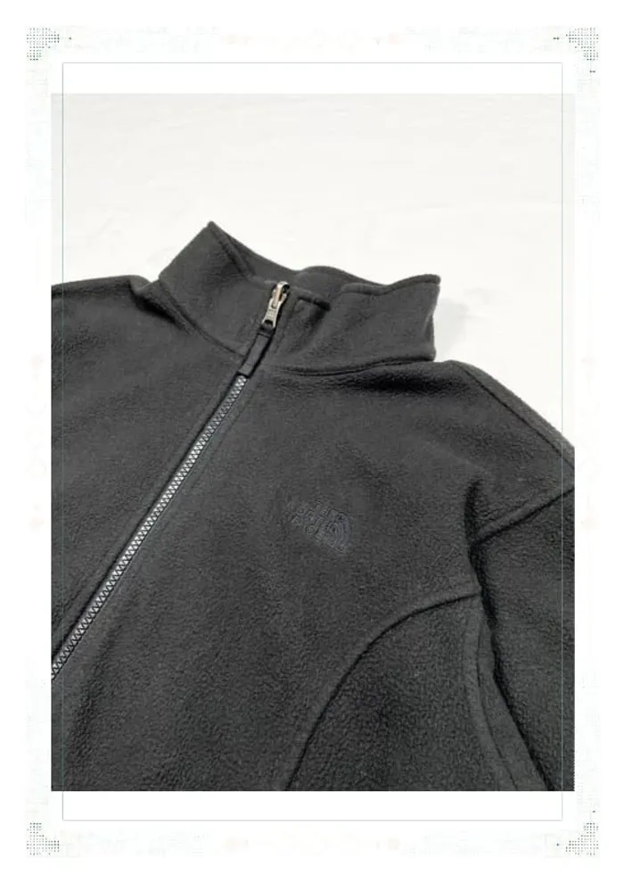 The North Face polaire full zip noire enfant garçon 12 ans polyester - photo numéro 4