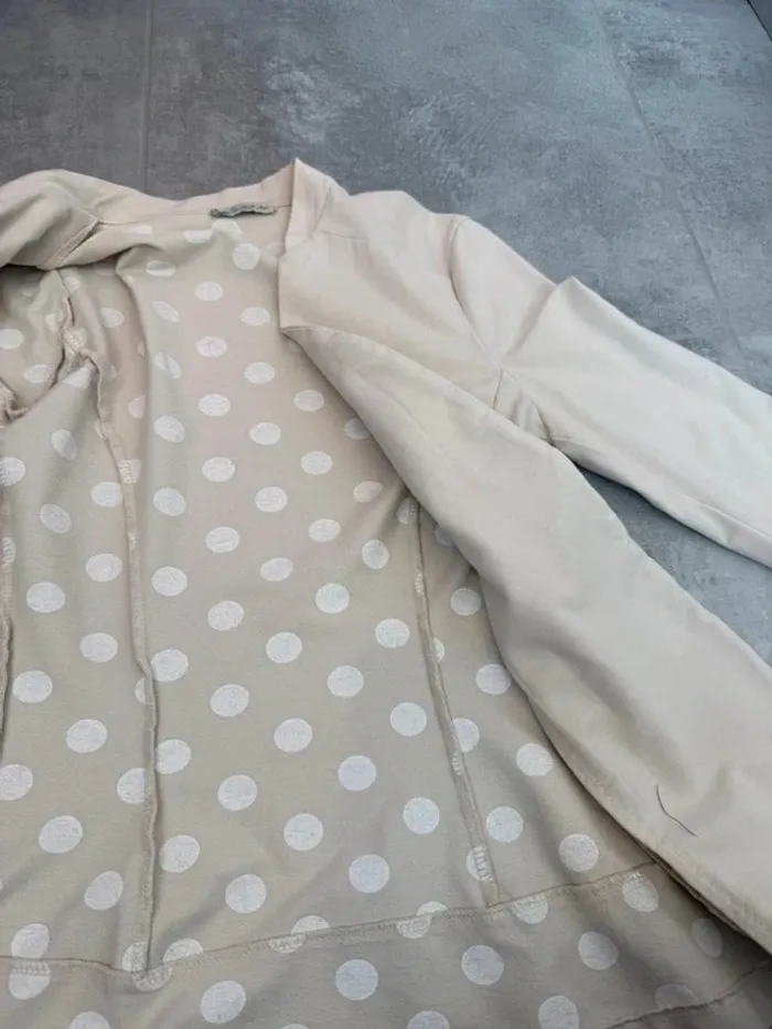 Veste Blazer Suzymix beige femme taille S parfait état - photo numéro 7