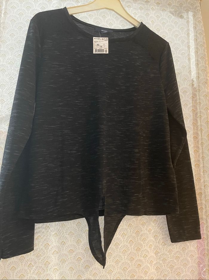 Tee shirt manche longue noir