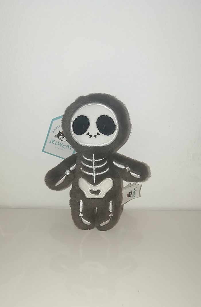 Peluche pendentif Jellycat Bob le squelette