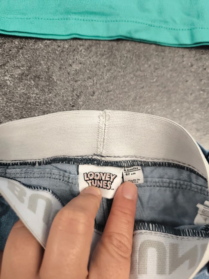 Ensemble été 2 pièces garçon 6 mois Looney Tunes Bugs Bunny - photo numéro 7