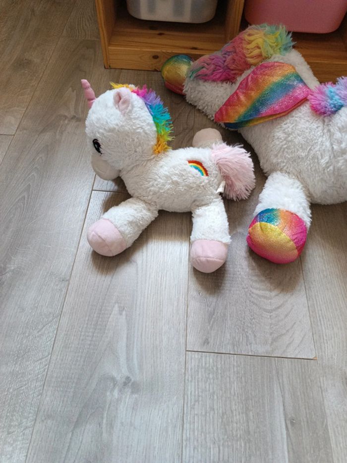 Lot de deux peluches licorne - photo numéro 2