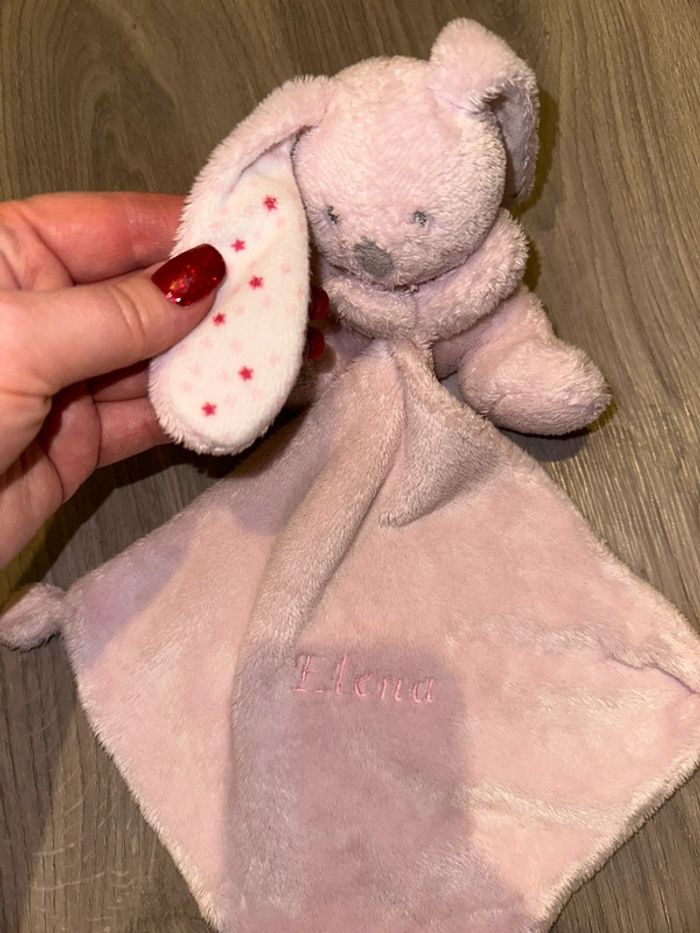 Doudou lapin fille - photo numéro 2
