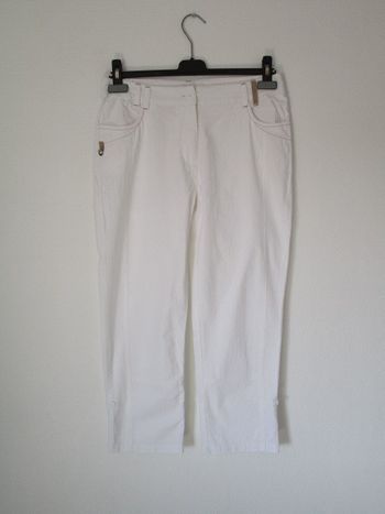 Pantacourt blanc Agathe & Louise 40 TBE