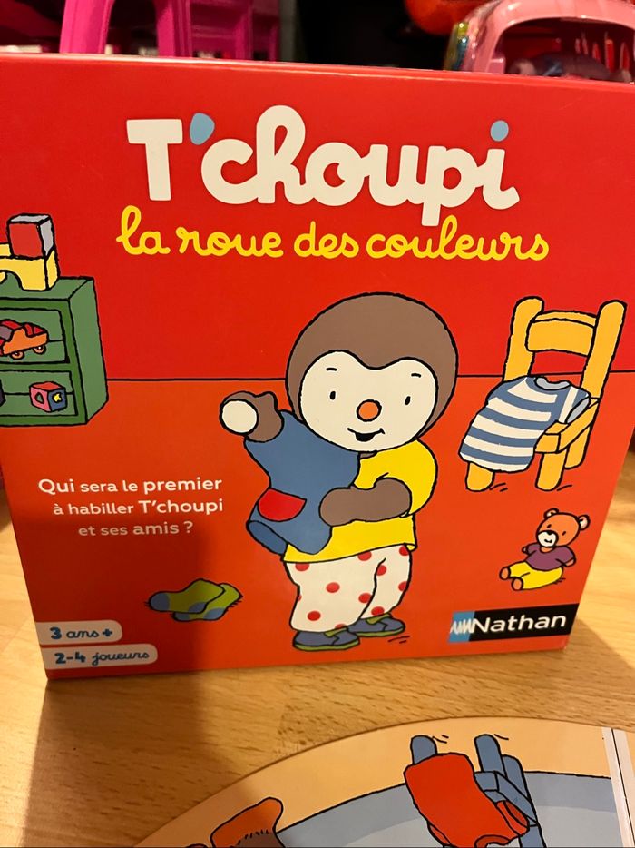 Jeu éducatif la roue des couleurs avec Tchoupi TBE - photo numéro 4