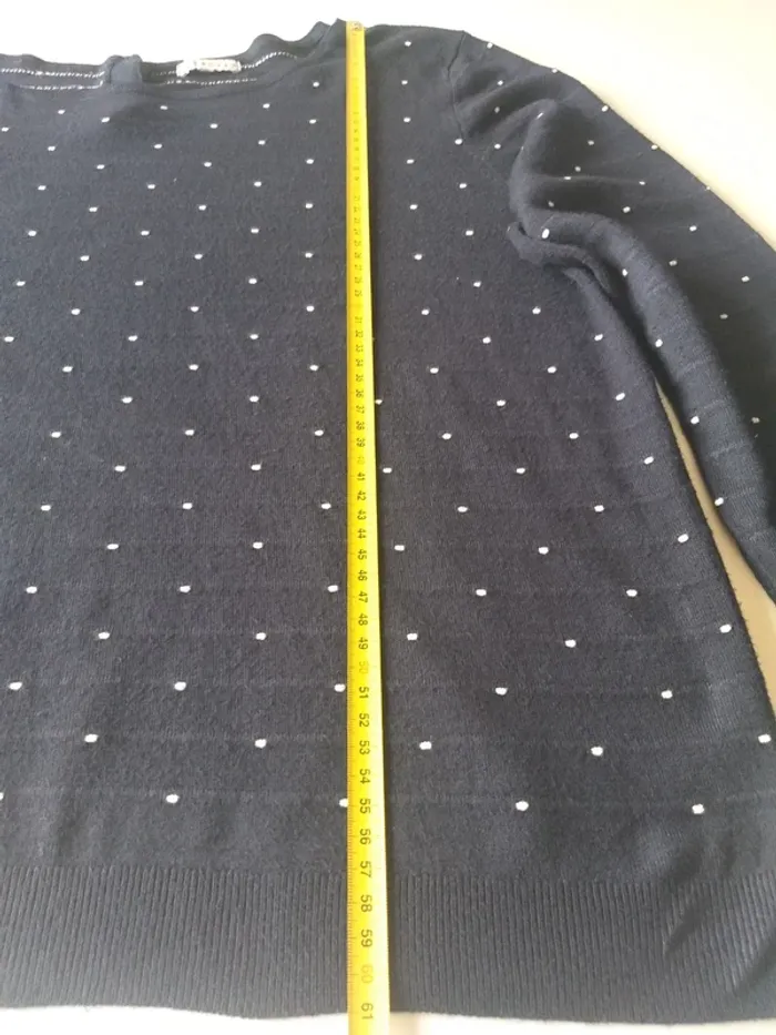 Petit pull fin bleu marine - photo numéro 9