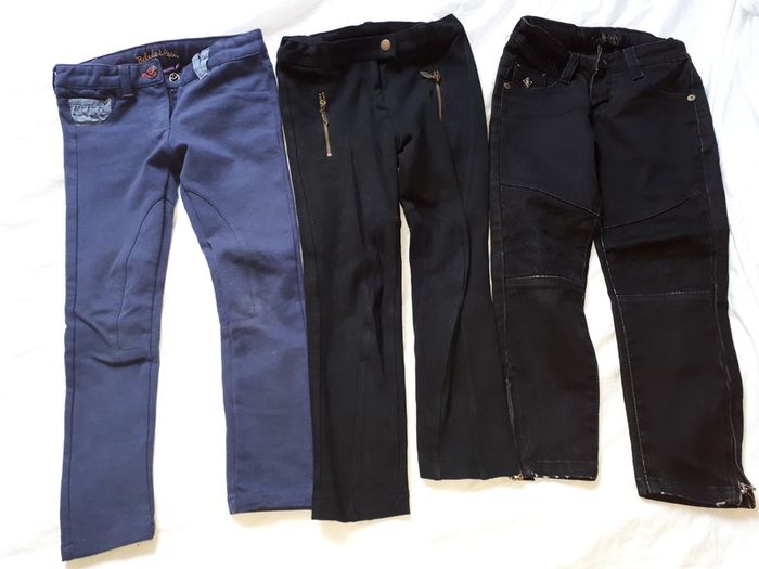lot de 3 pantalons fille 4-6 ans excellent état