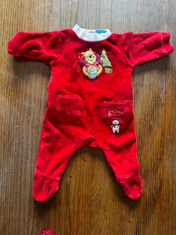 Pyjama Disney rouge nouveau-né (0 mois)