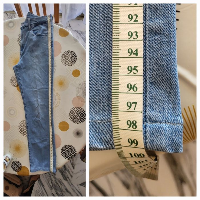 Levis Jean TFr40/TUS30-Modèle 724 High Rise Straight-Bleu-Coupe Droite & Taille Haute en TBE - photo numéro 6