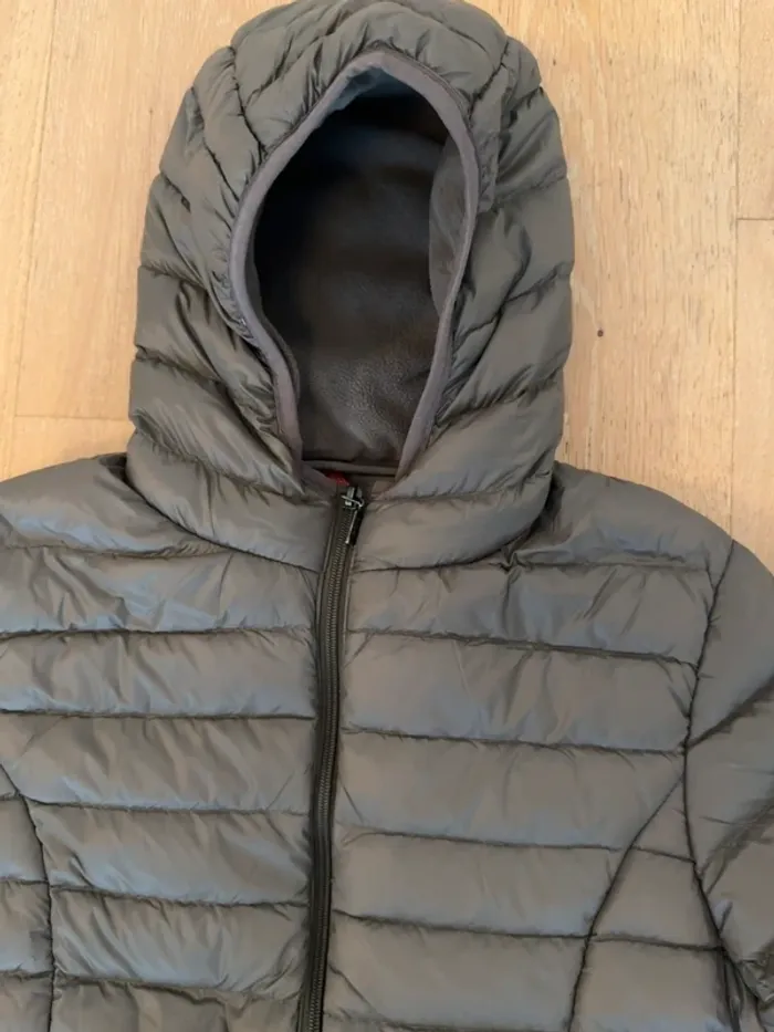 Doudoune à capuche Back to Alaska doublure polaire couleur marron taille S neuf avec etiquette. - photo numéro 9