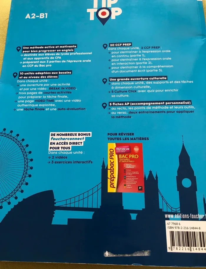 Cahier livre new tip top english bac pro 2 - photo numéro 4