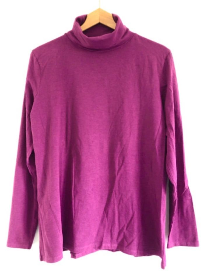 Sous-pull rose col roulé