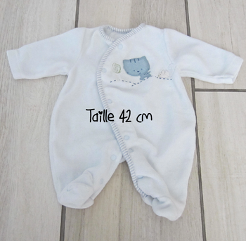 Grenouillere prématuré ou bébé poids plume