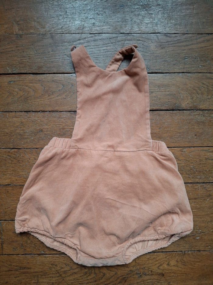 Barboteuse neuve beige velours côtelé kiabi 24 mois