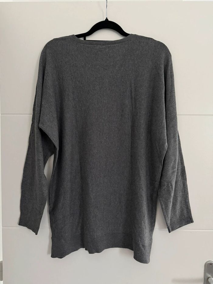 Haut bouse chemisier camisa chemise camicetta blusa t-shirt camicia overhemd Folder manches pull - photo numéro 3