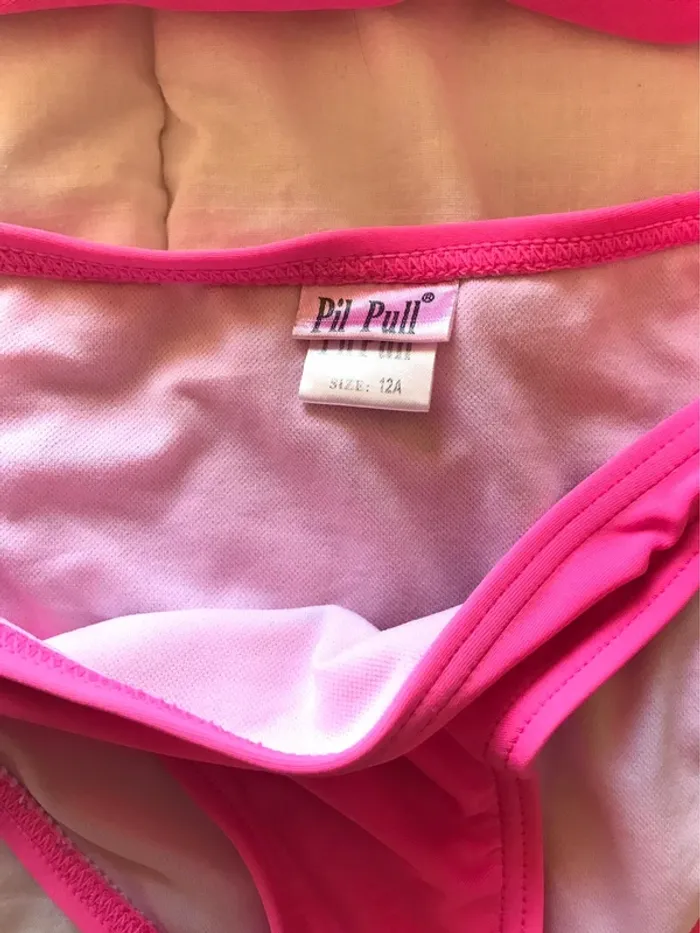 Maillot de bain 12ans deux pièces rose - photo numéro 4