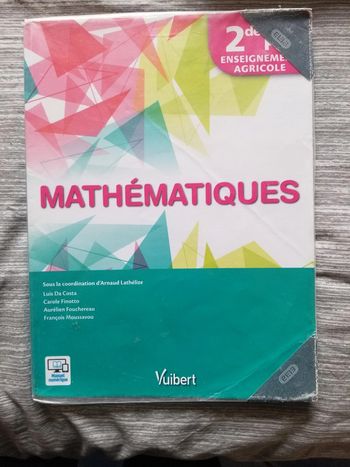Mathematiques seconde pro agricole