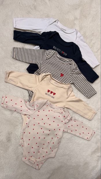 Lot de 5 body Vertbaudet