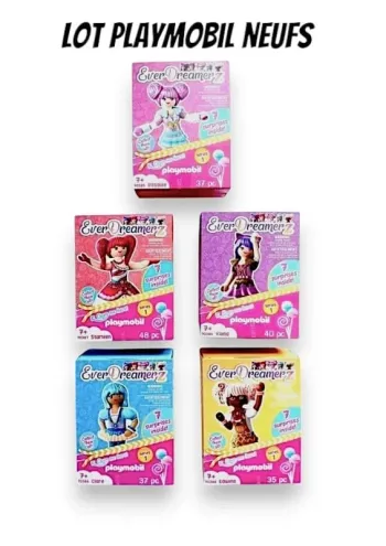 Lot de 5 Playmobil Everdreamerz Série 1 complète