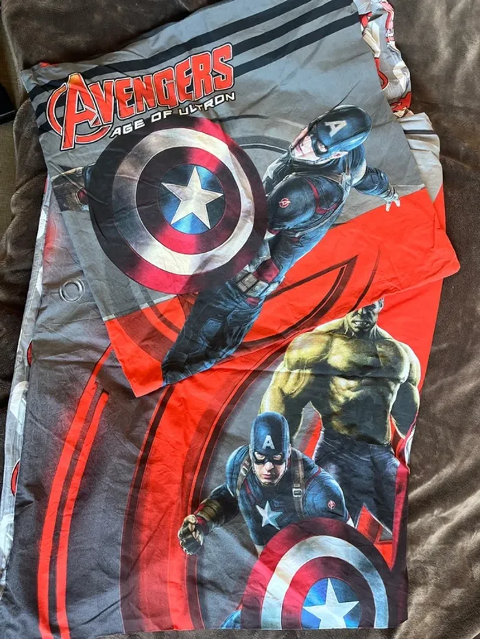 Parure lit 1 personne Avengers Marvel