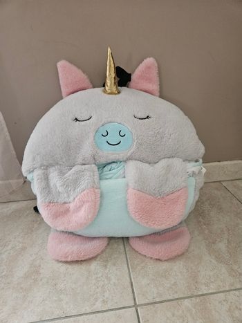 Sac de couchage  coussin licorne