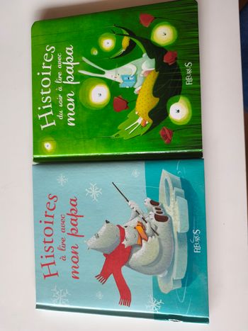 Lot de 2 livres histoire à lire avec mon Papa 