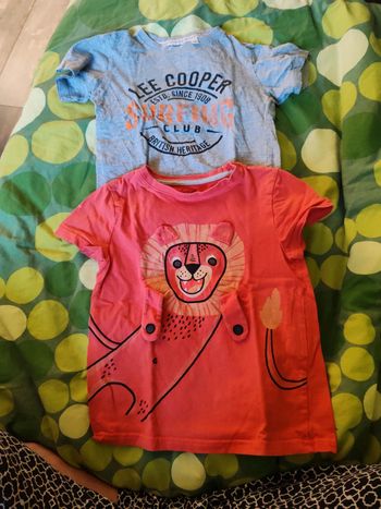Lot de 2 tee shirts
