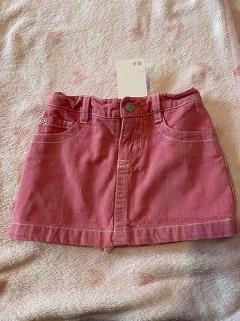 Jupe short 4 ans rosé