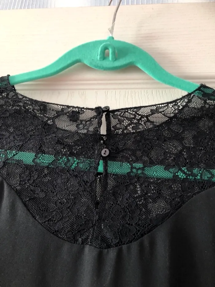 Blouse haute Zara noire - photo numéro 5