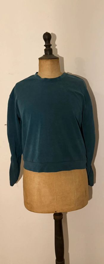 Sweat bleu canard/vert Promod Taille S