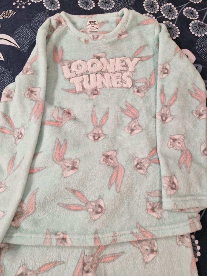 Ensemble pyjamas chaud femme/fille Looney TUNES taille 32-34 - photo numéro 3
