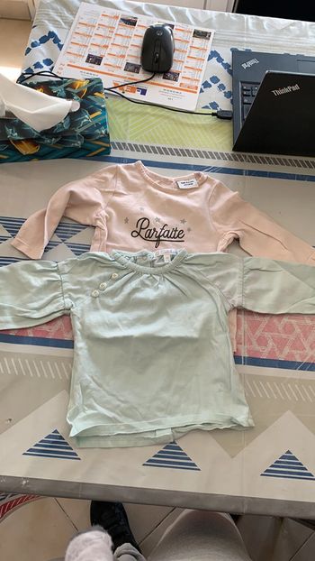 Lot 2 tee shirt manche longue