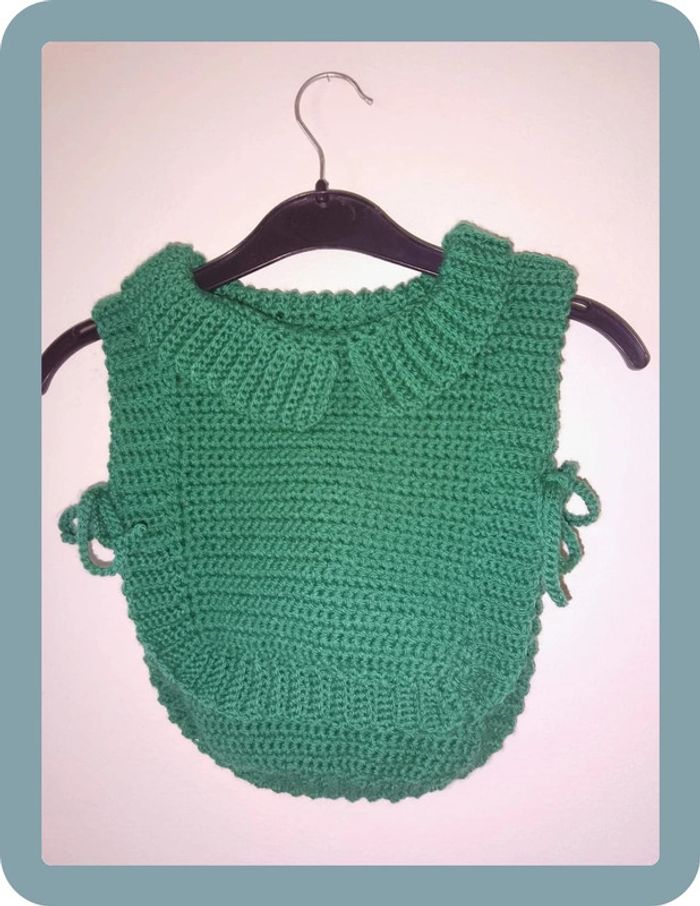 Pull bébé sans manche 12/18 mois - photo numéro 3